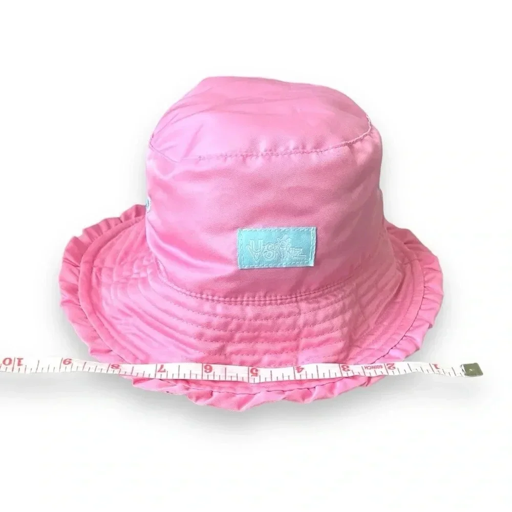 UV Skinz Kids Reversible Bucket Hat - Pink and Galaxy Print - UV Protection
